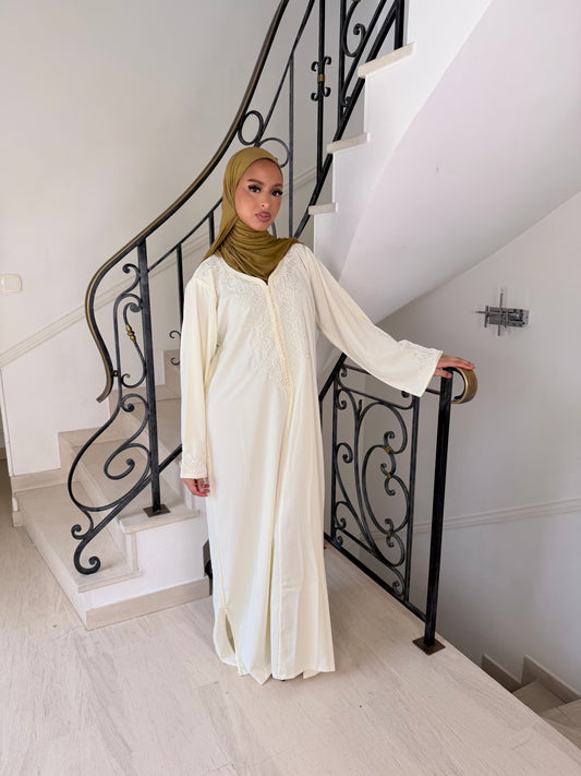 Gandoura Safia blanche