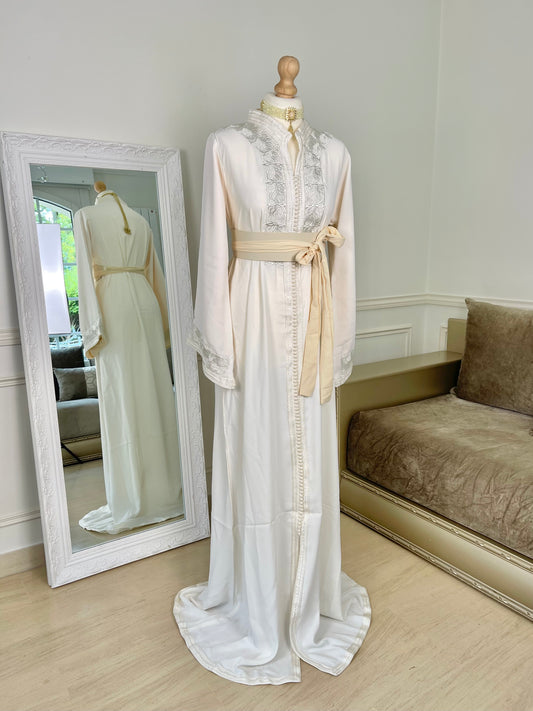 Caftan Wiam blanc