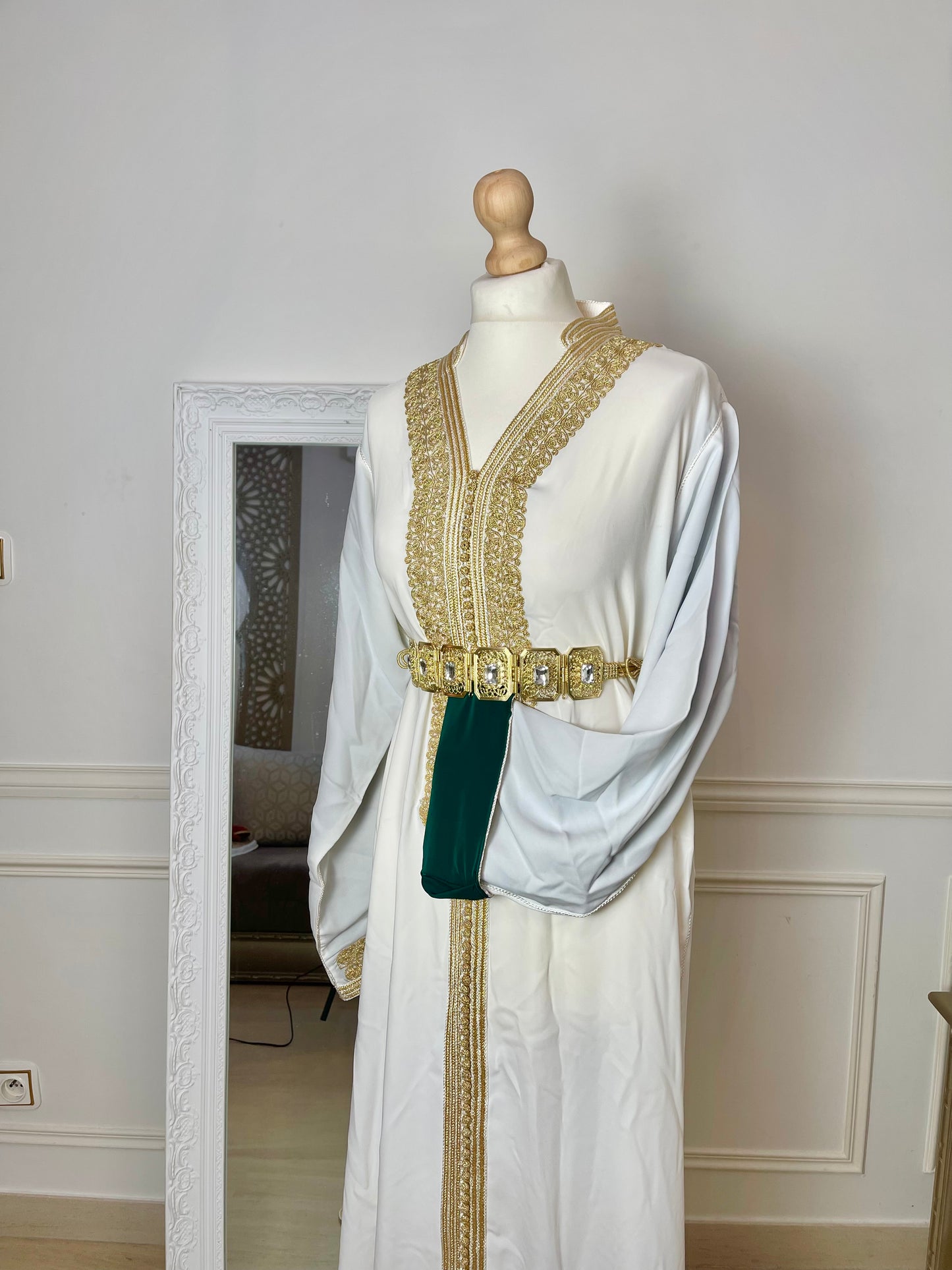 Caftan Eman Blanc