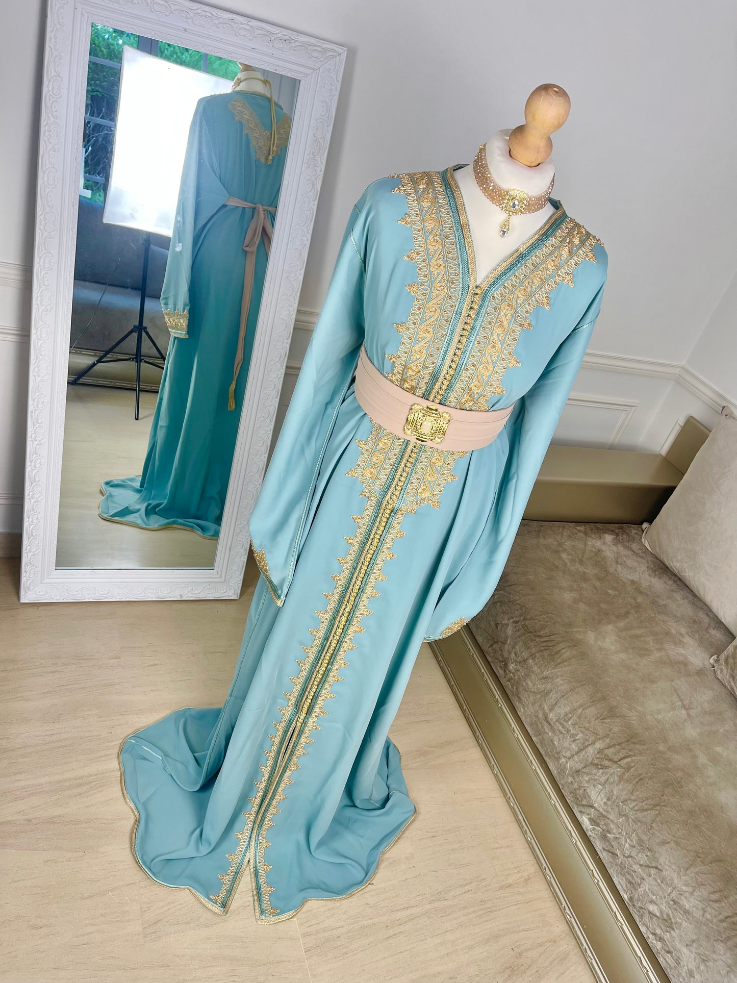 Caftan Wydad vert eau