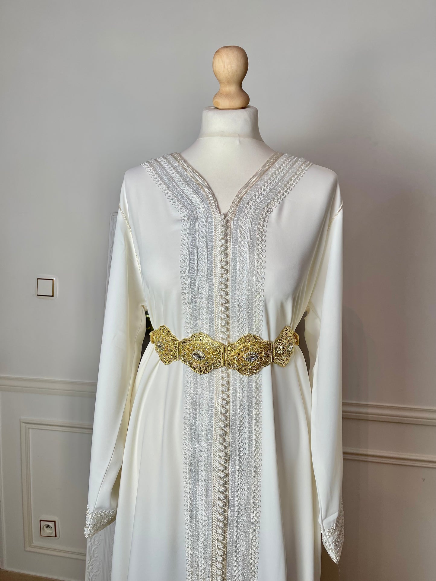 Caftan Lina blanc