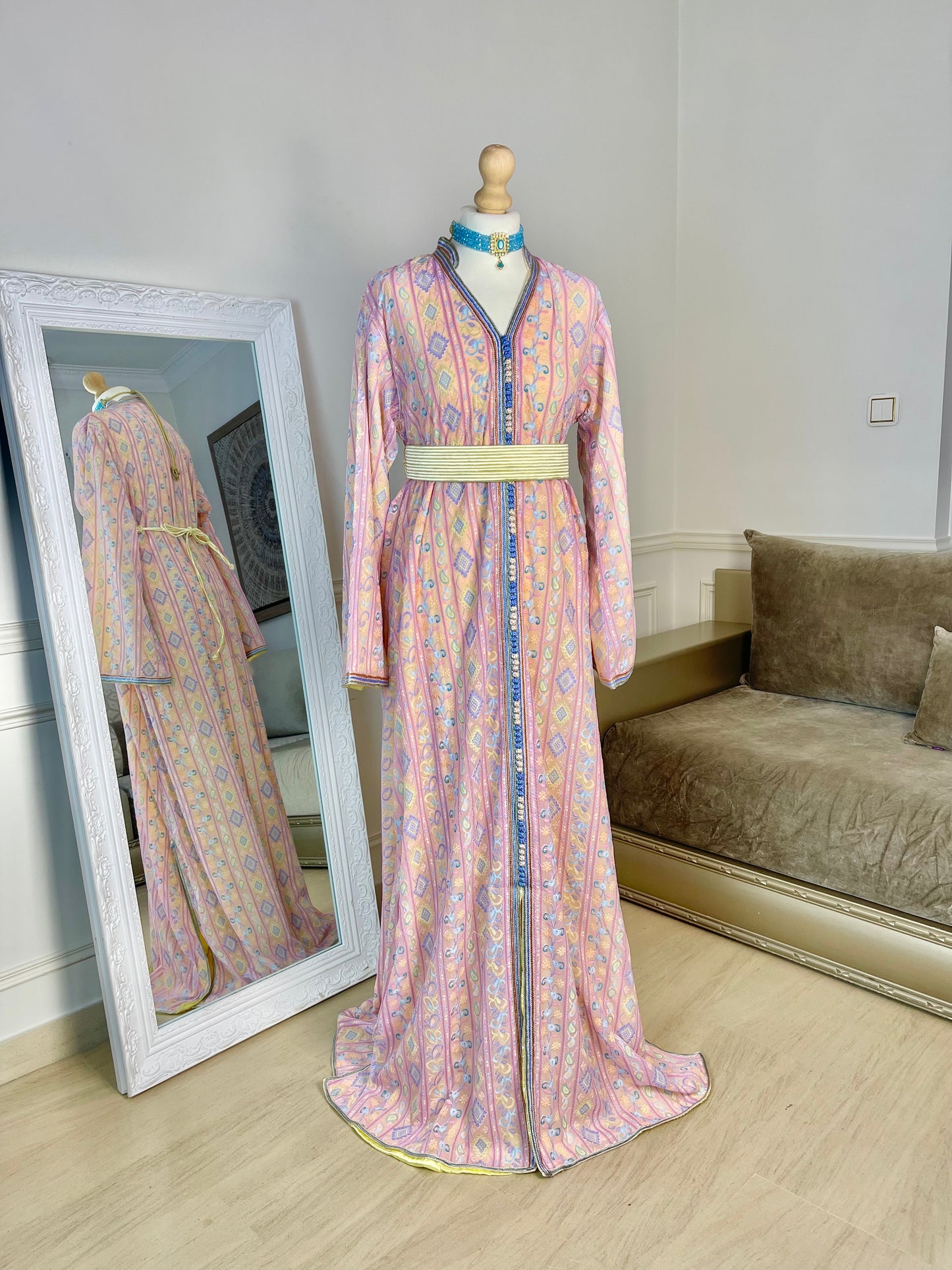Caftan Sari pastel