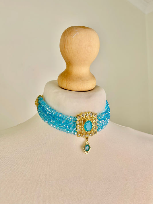 Choker bleu