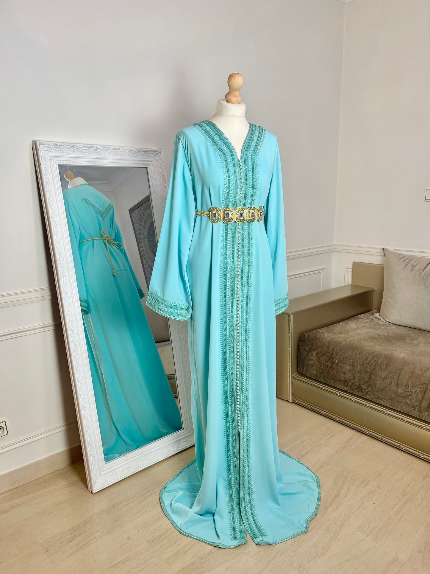 Caftan Lina turquoise