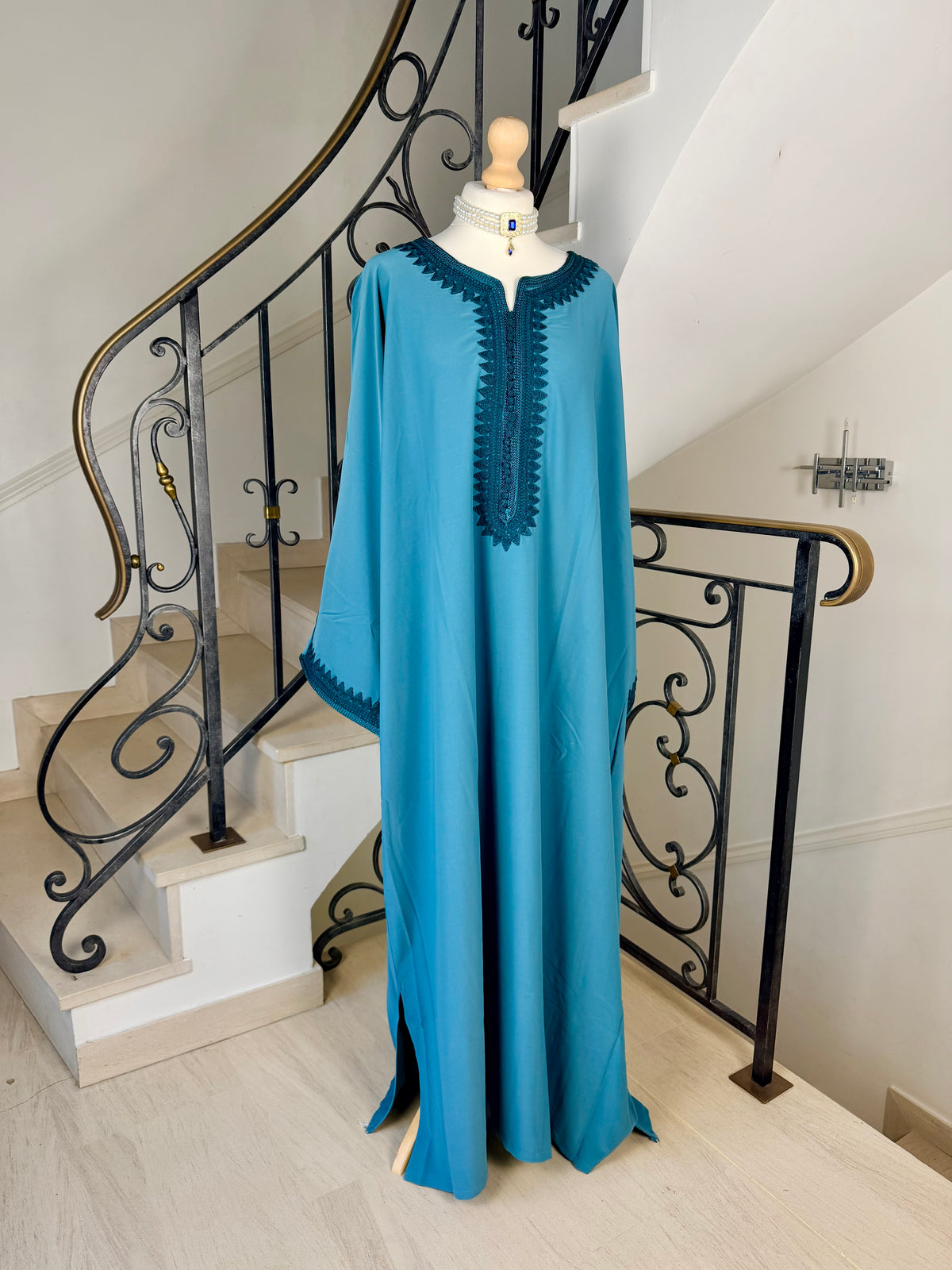 Gandoura Lina bleu