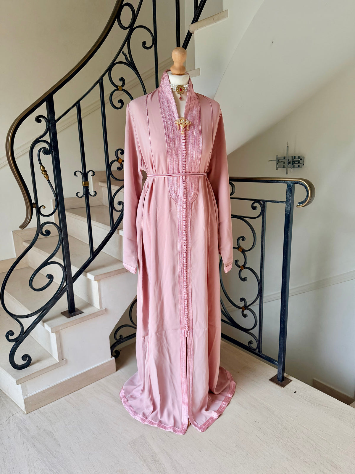 Caftan Assia rose
