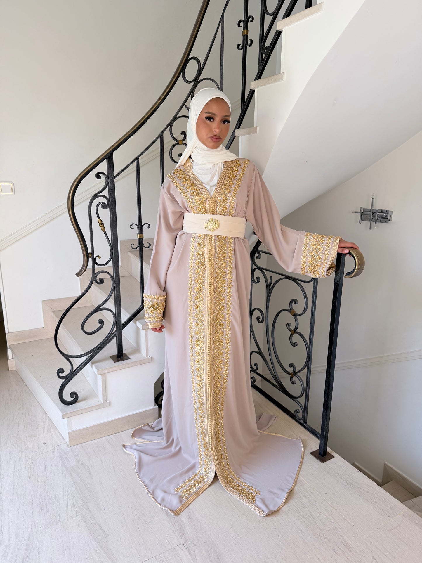 Caftan Leïna beige