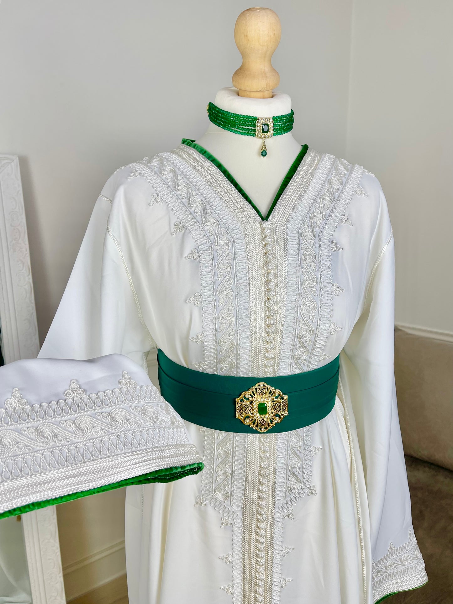 Caftan Wydad blanc