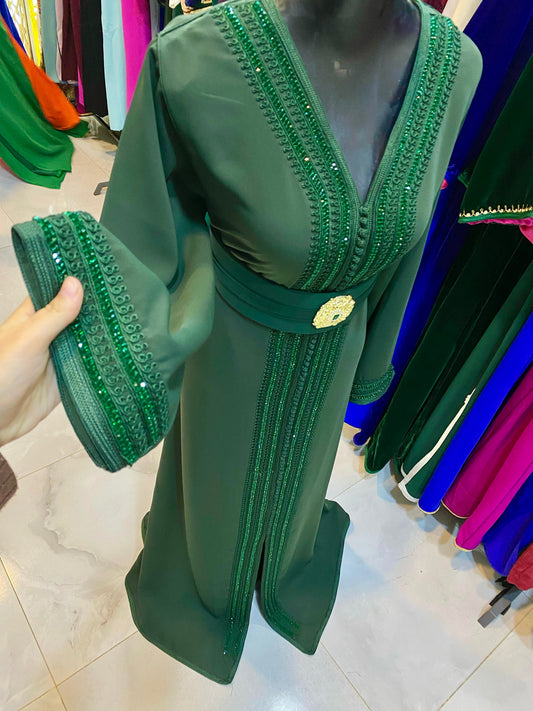 Caftan Lina vert