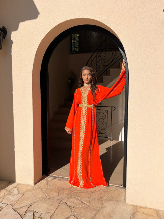 Caftan Sarah orange