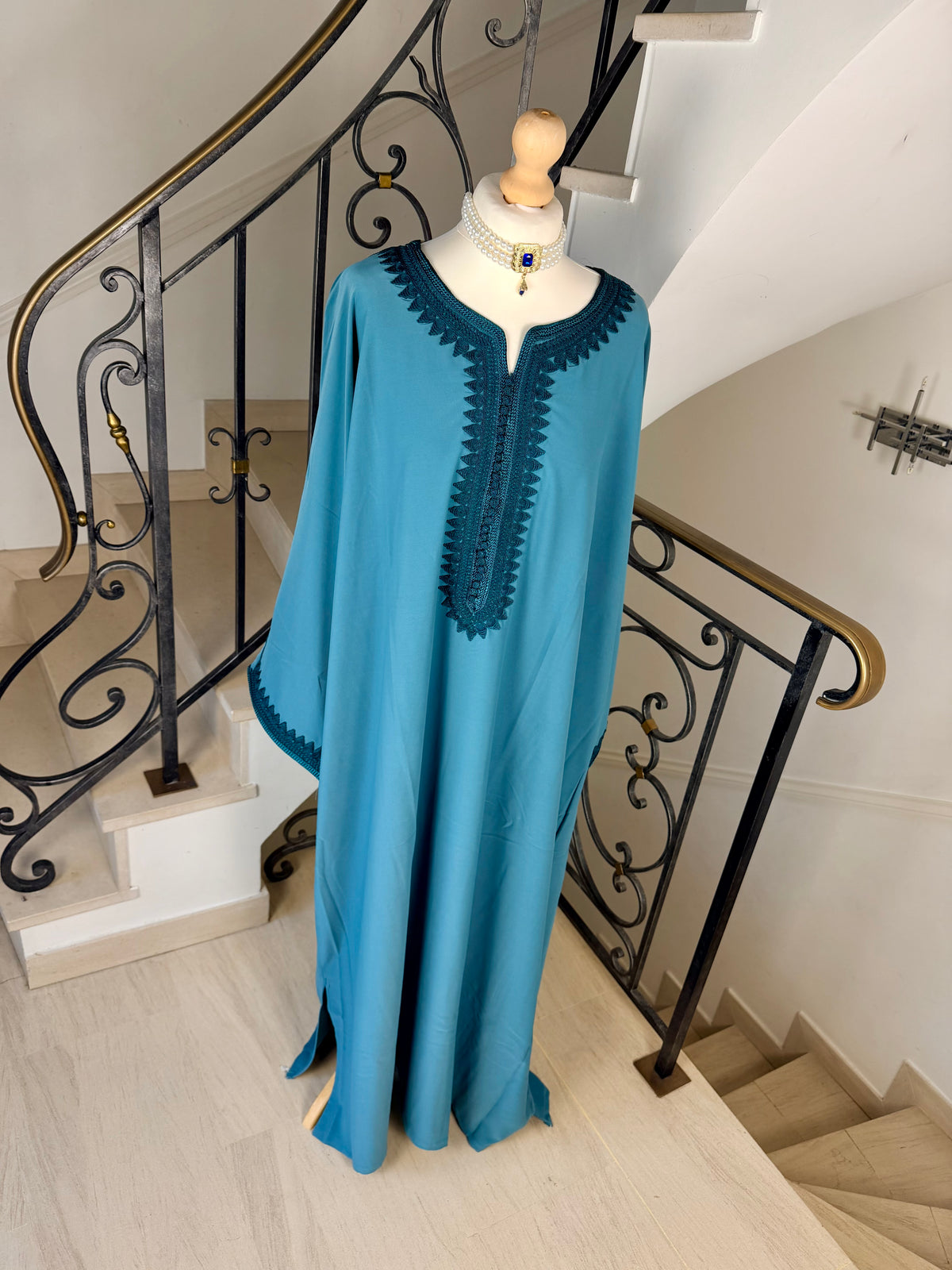 Gandoura Lina bleu