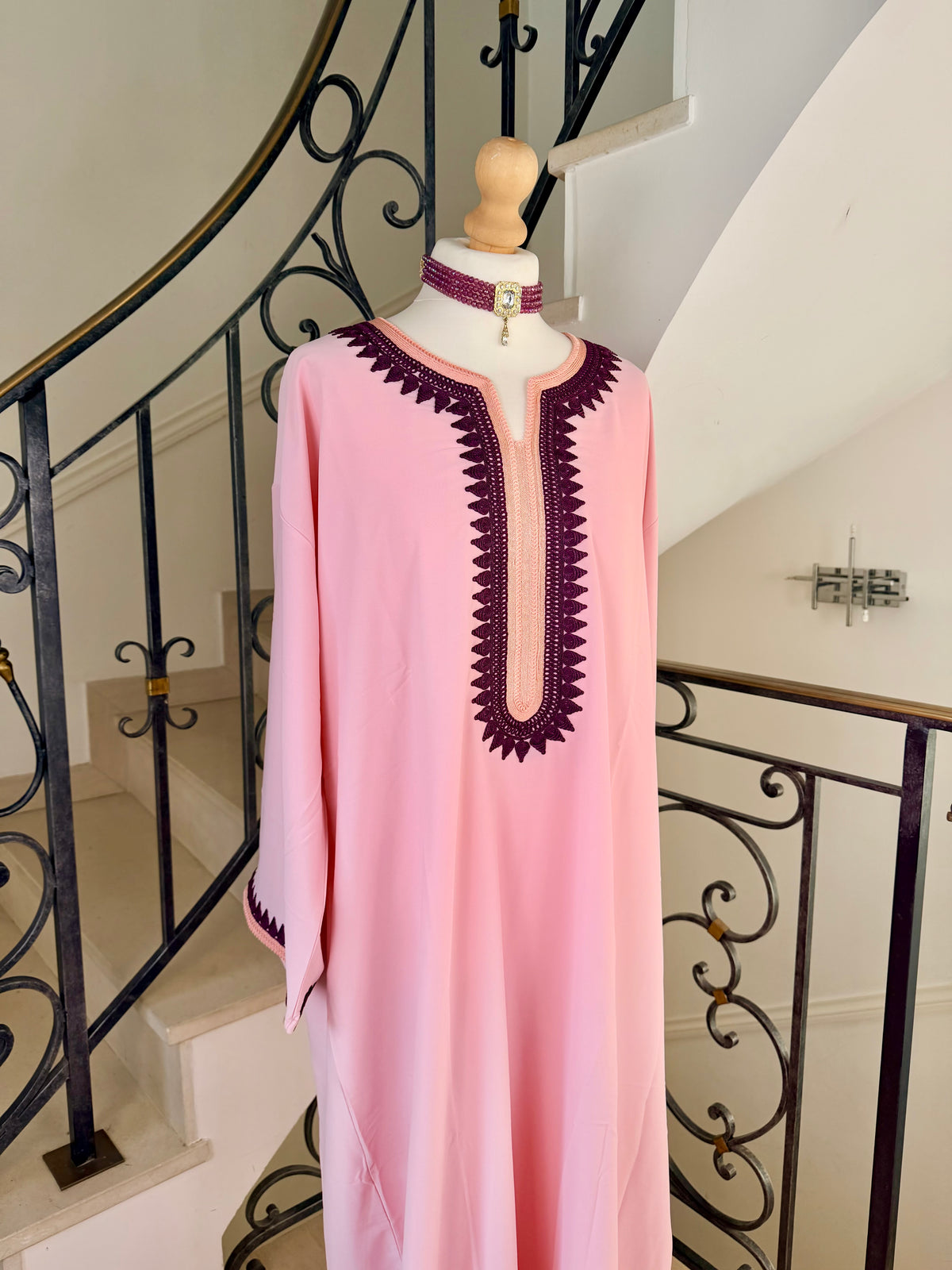 Gandoura Lina rose