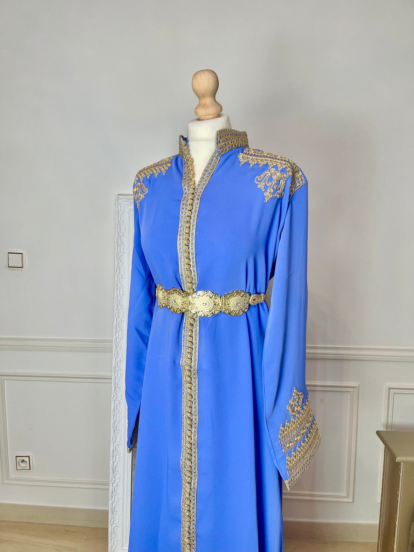 Caftan Inès bleu