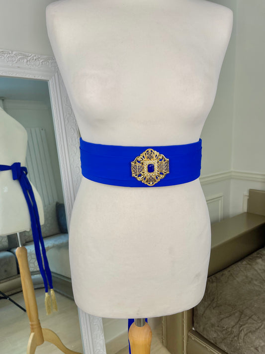 Ceinture bleu roi