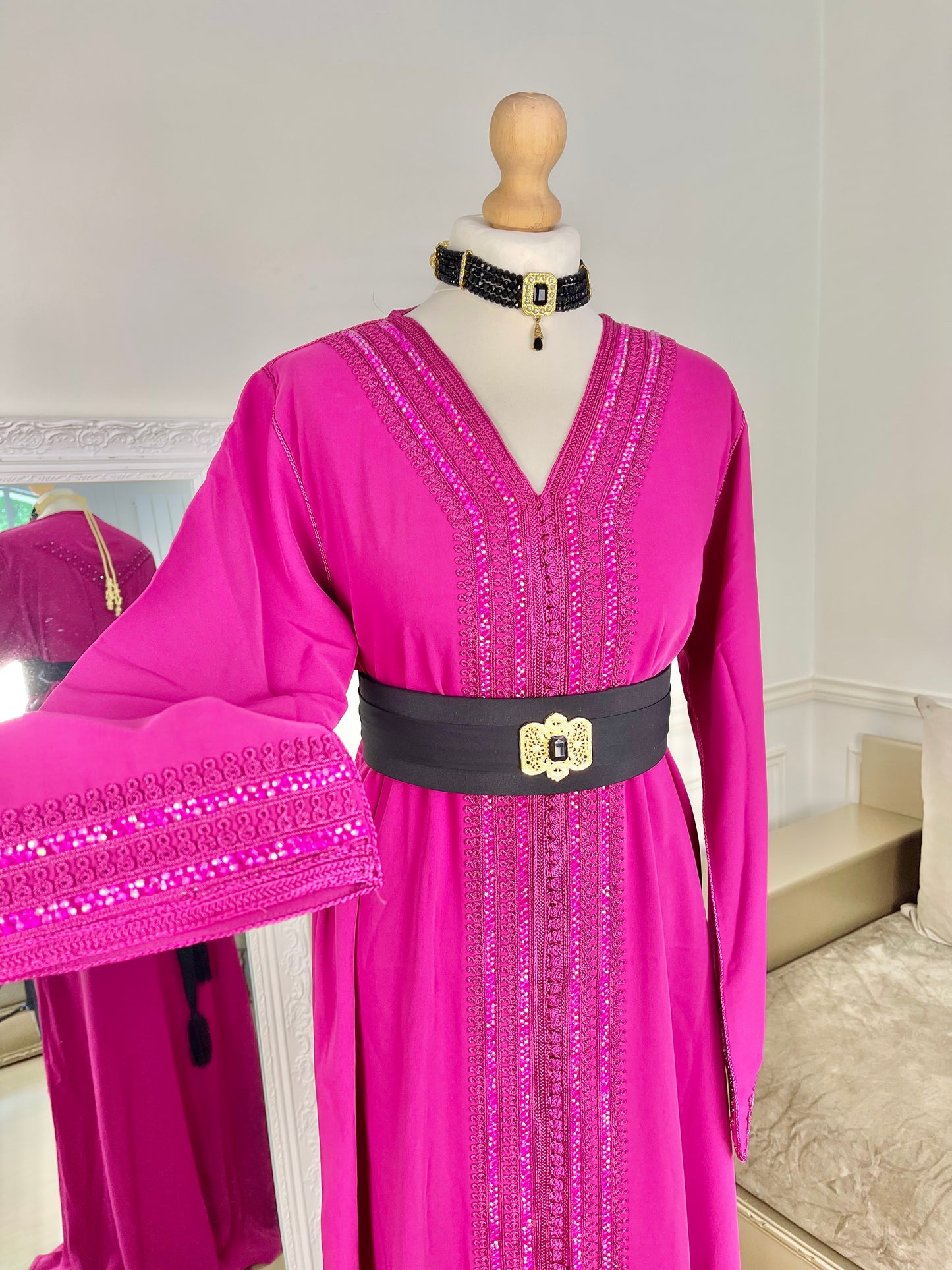 Caftan Lina rose