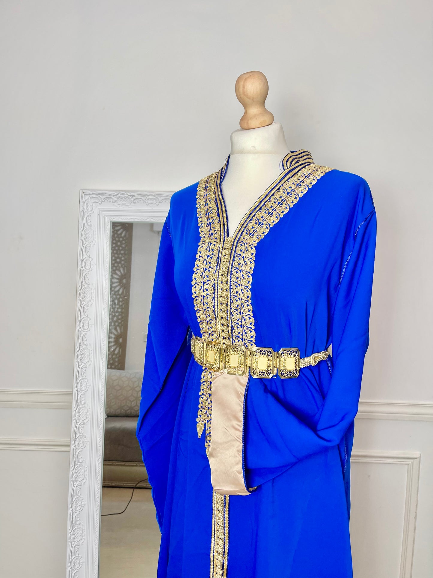 Caftan Eman bleu roi