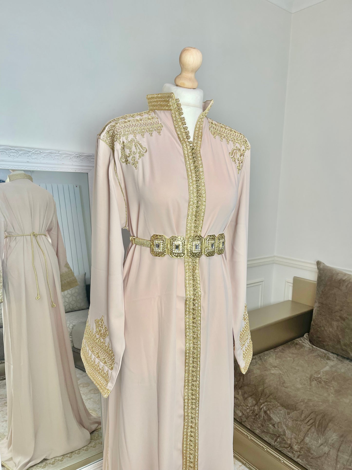 Caftan Inès beige