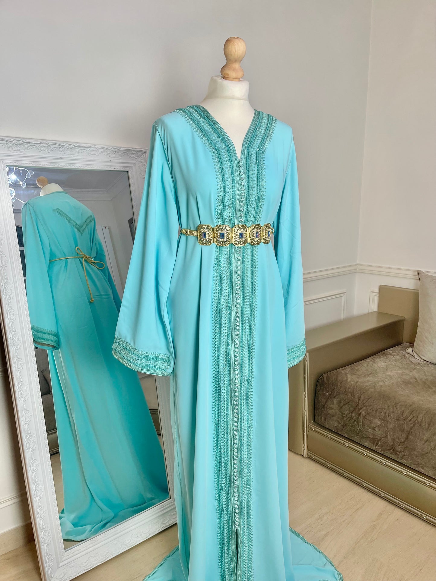 Caftan Lina turquoise