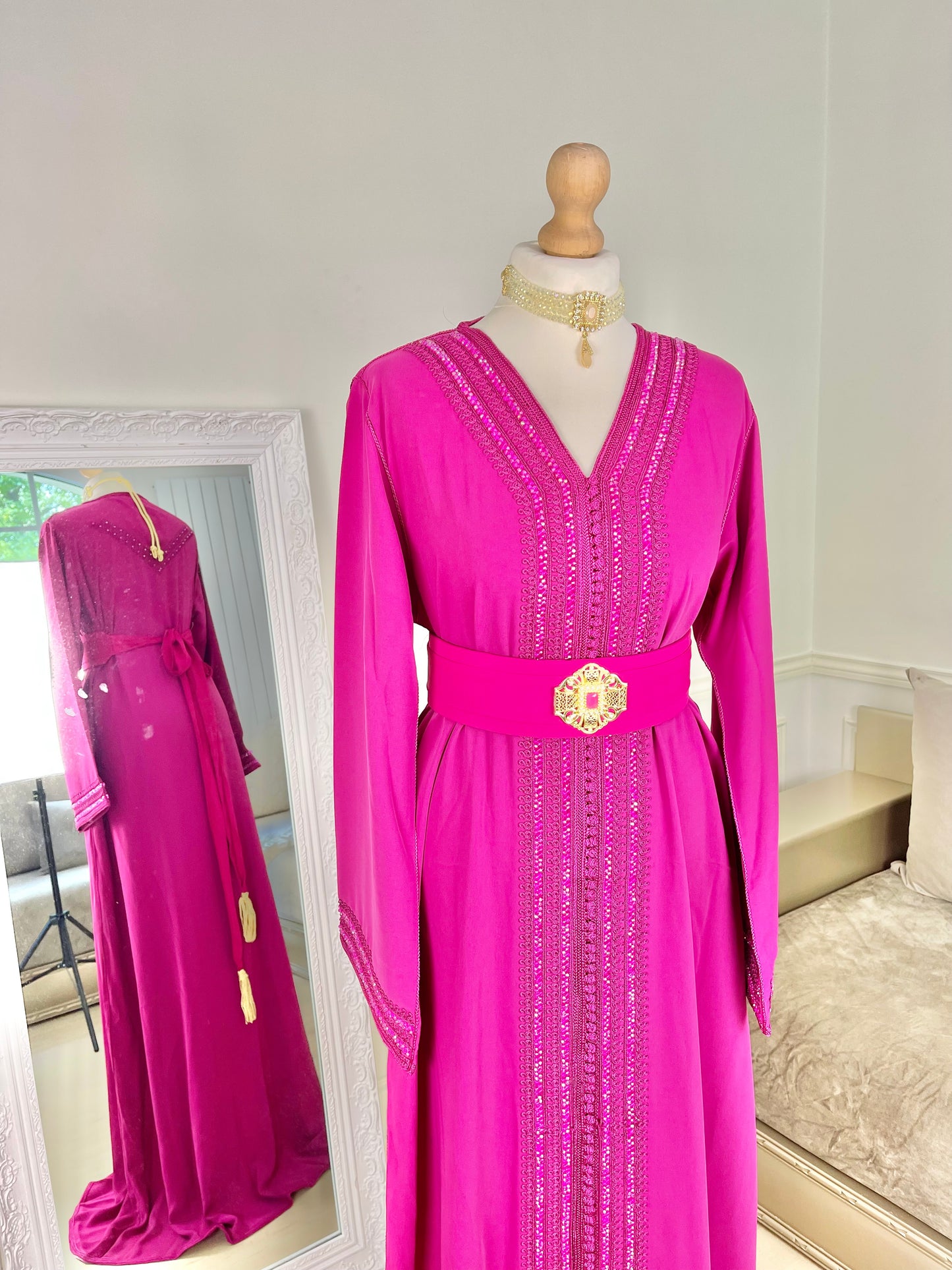 Caftan Lina rose