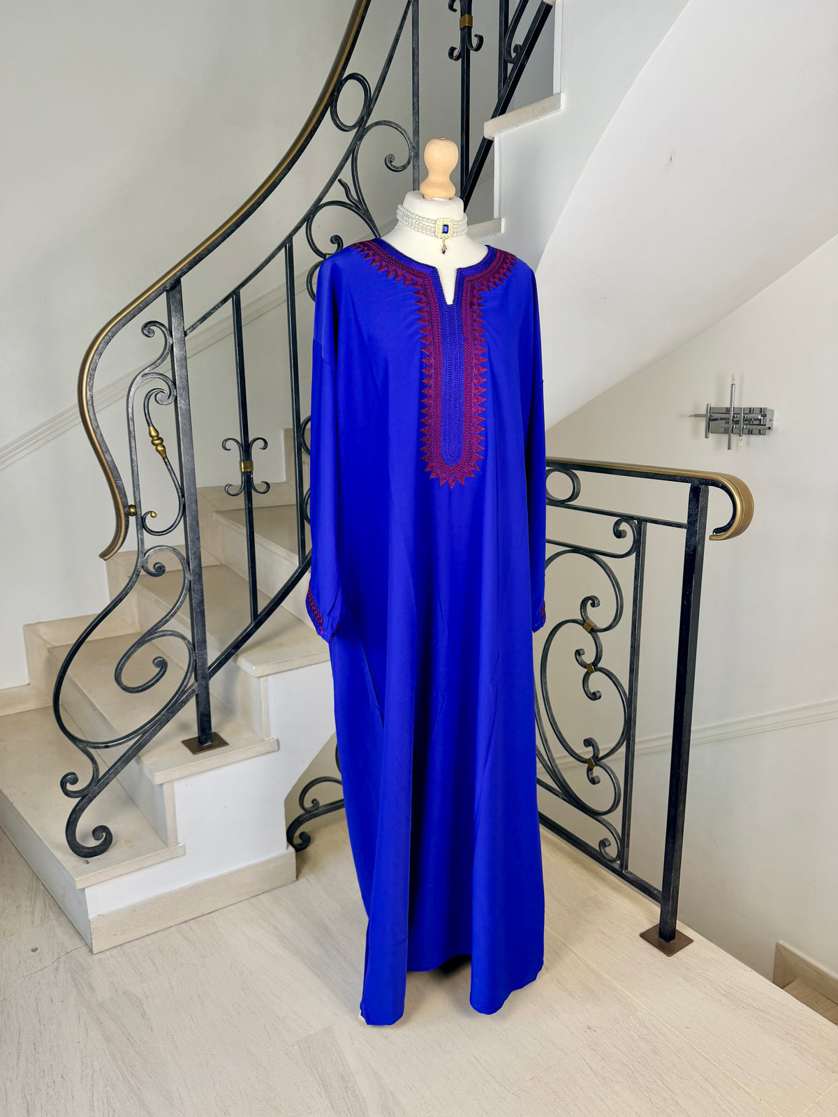 Gandoura Lina bleu