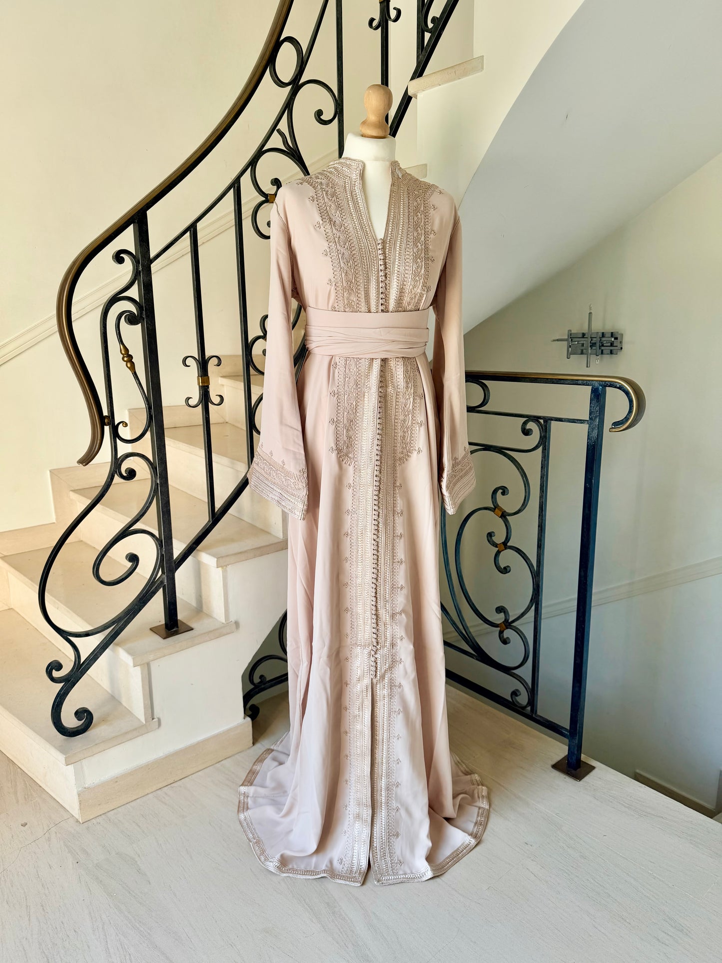 Caftan Wydad blanc cassé