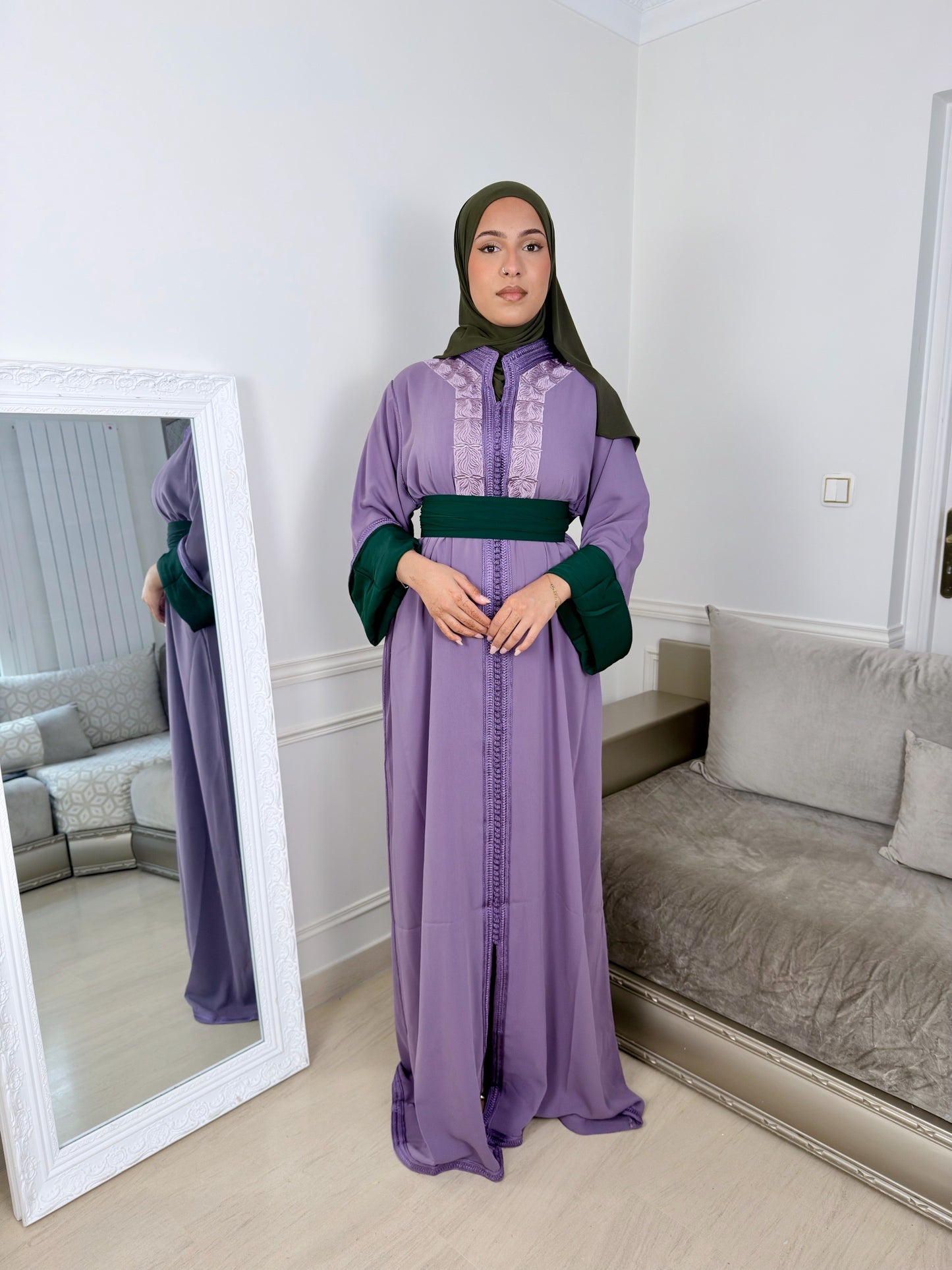 Caftan Wiam mauve