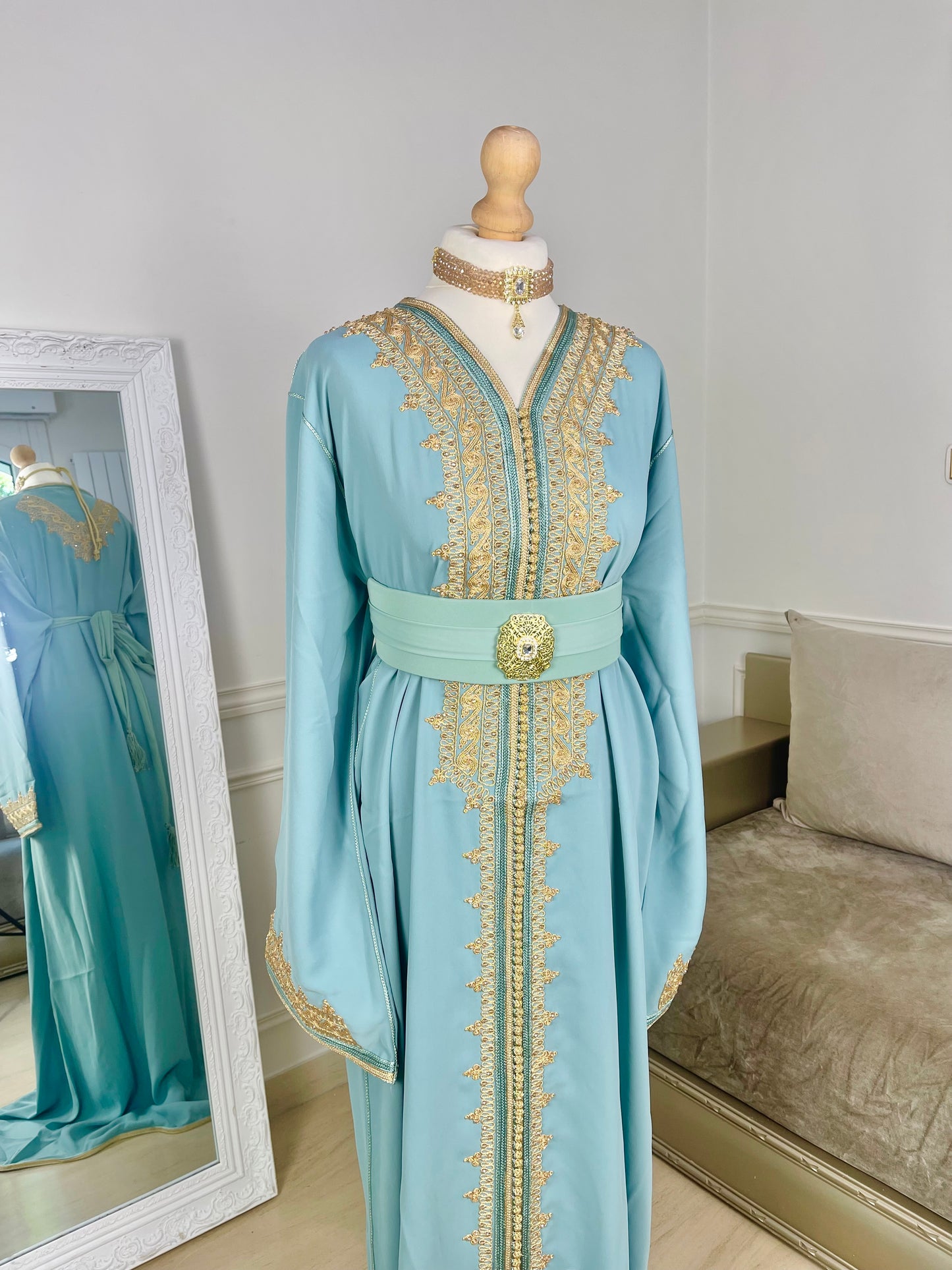 Caftan Wydad vert eau