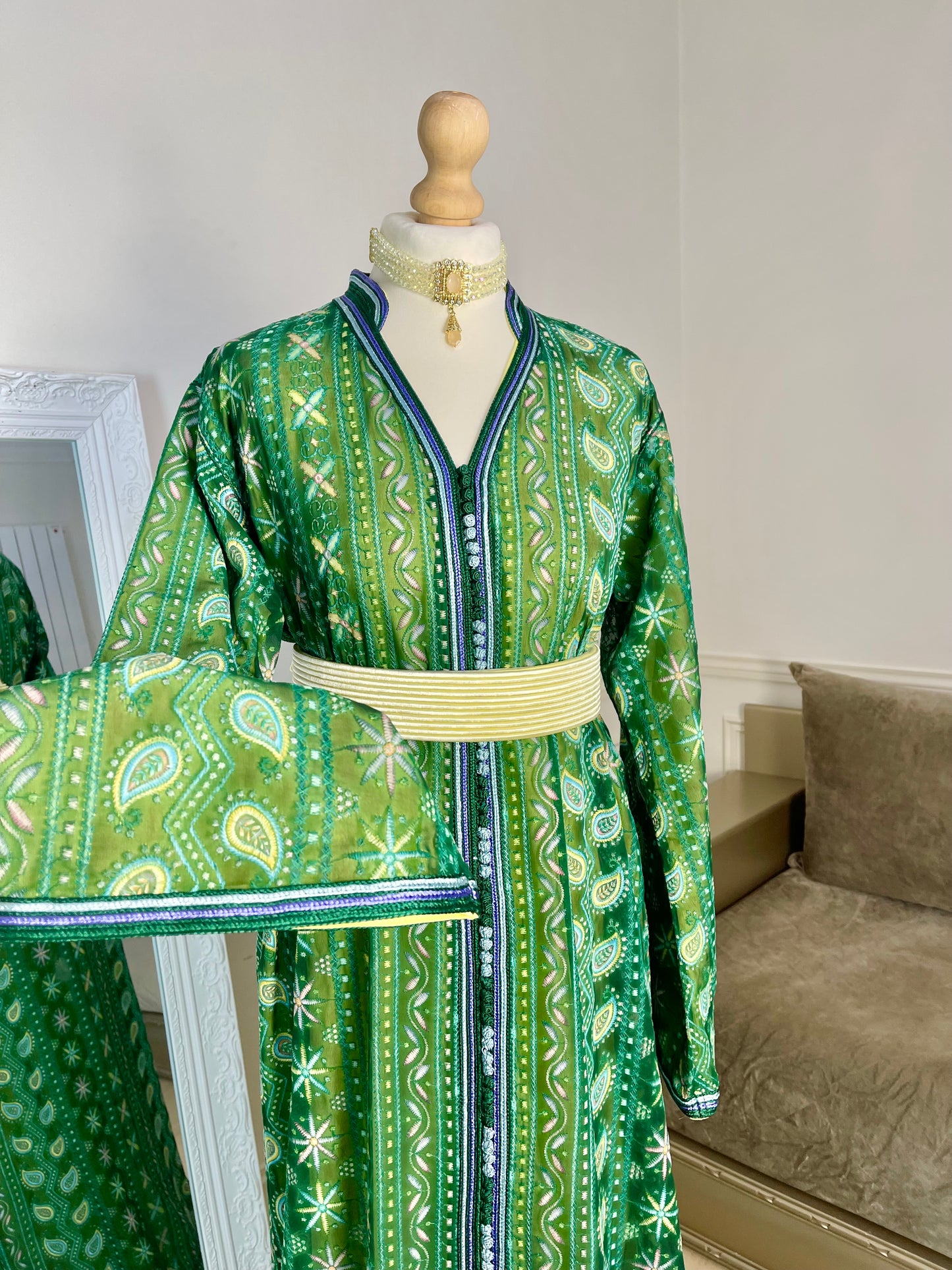Caftan Sari vert
