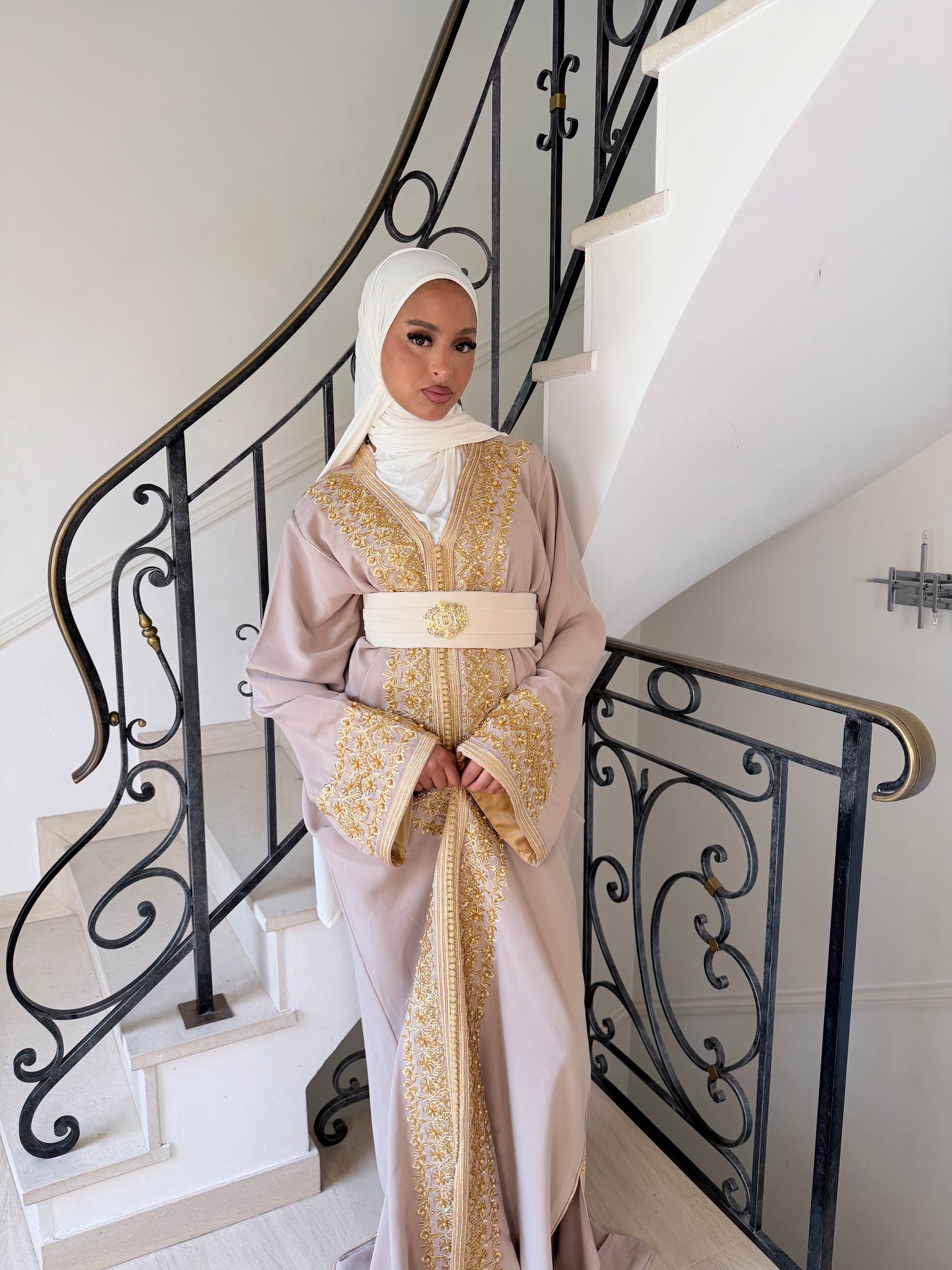 Caftan Leïna beige