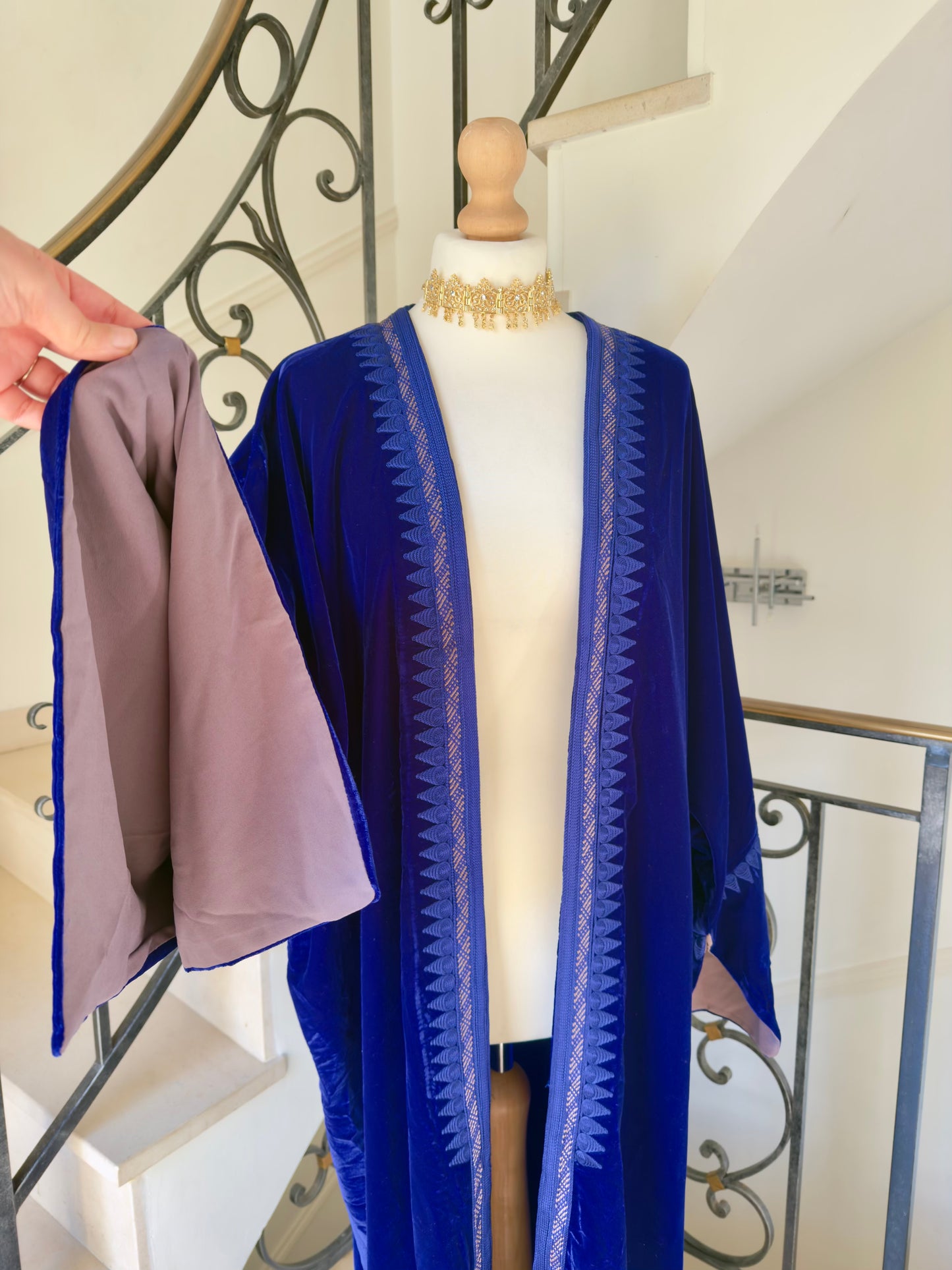 Kimono Sara bleu