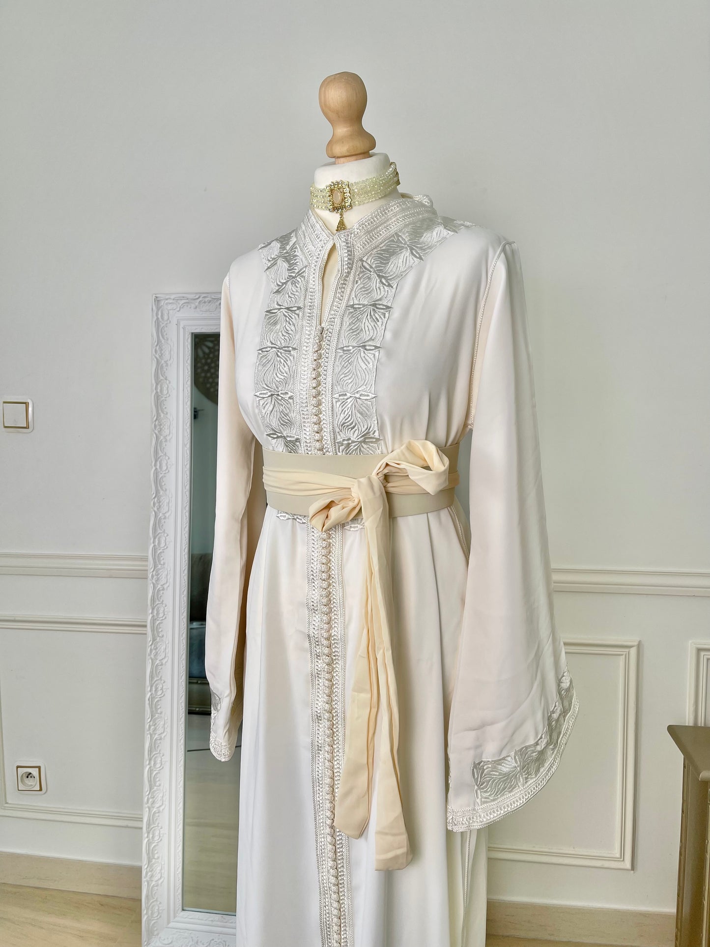 Caftan Wiam blanc