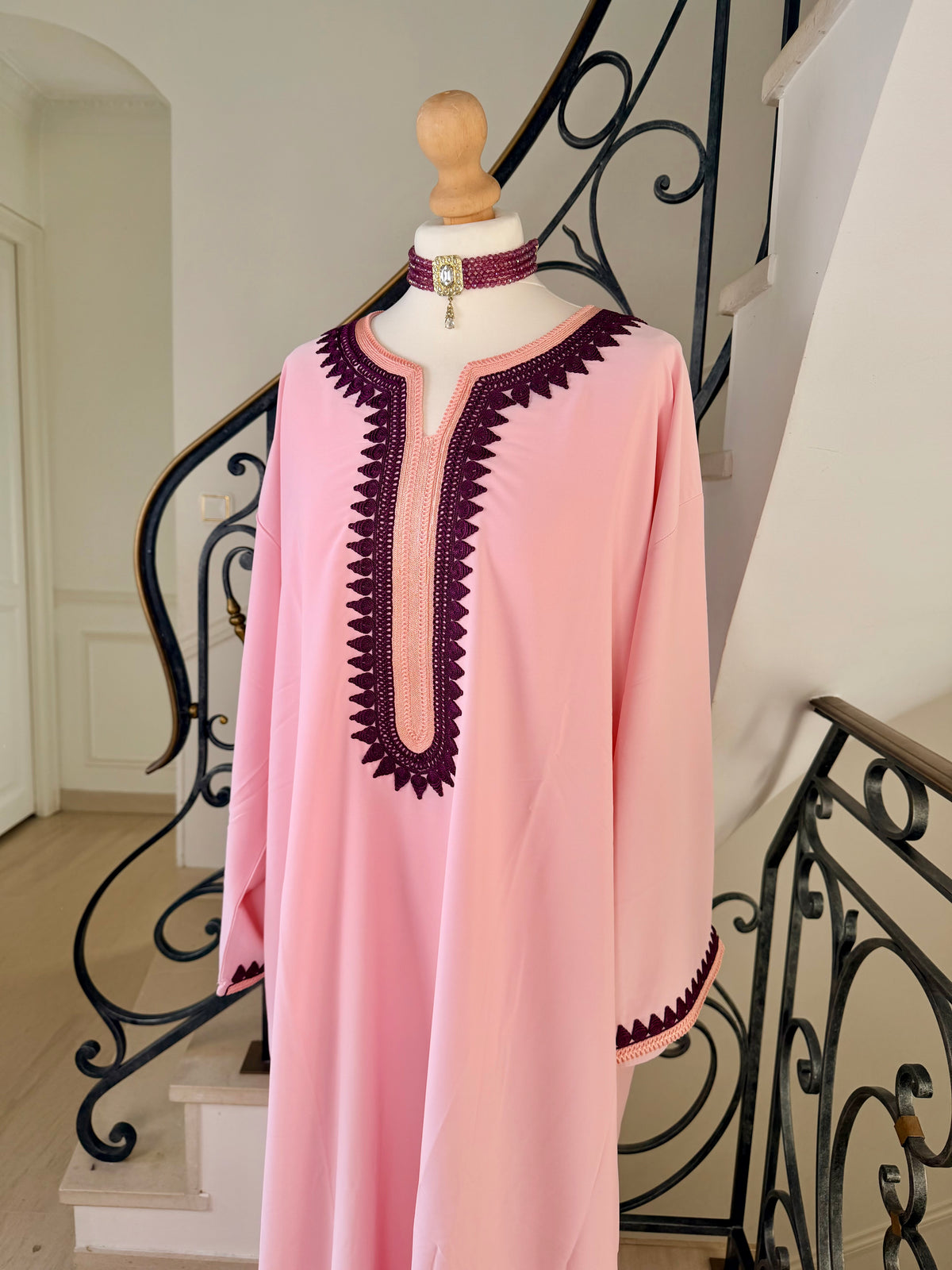 Gandoura Lina rose
