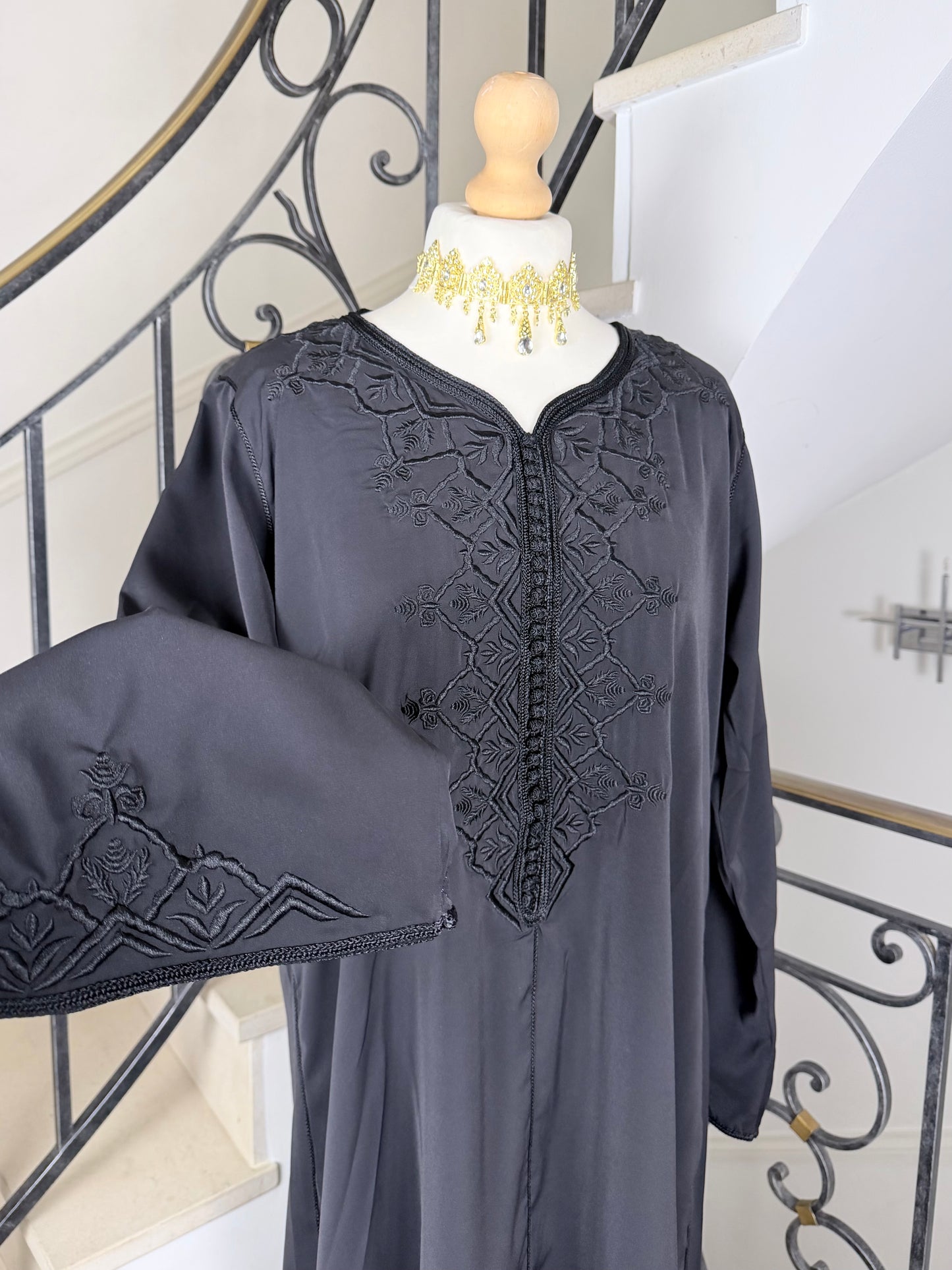 Gandoura Safia noir