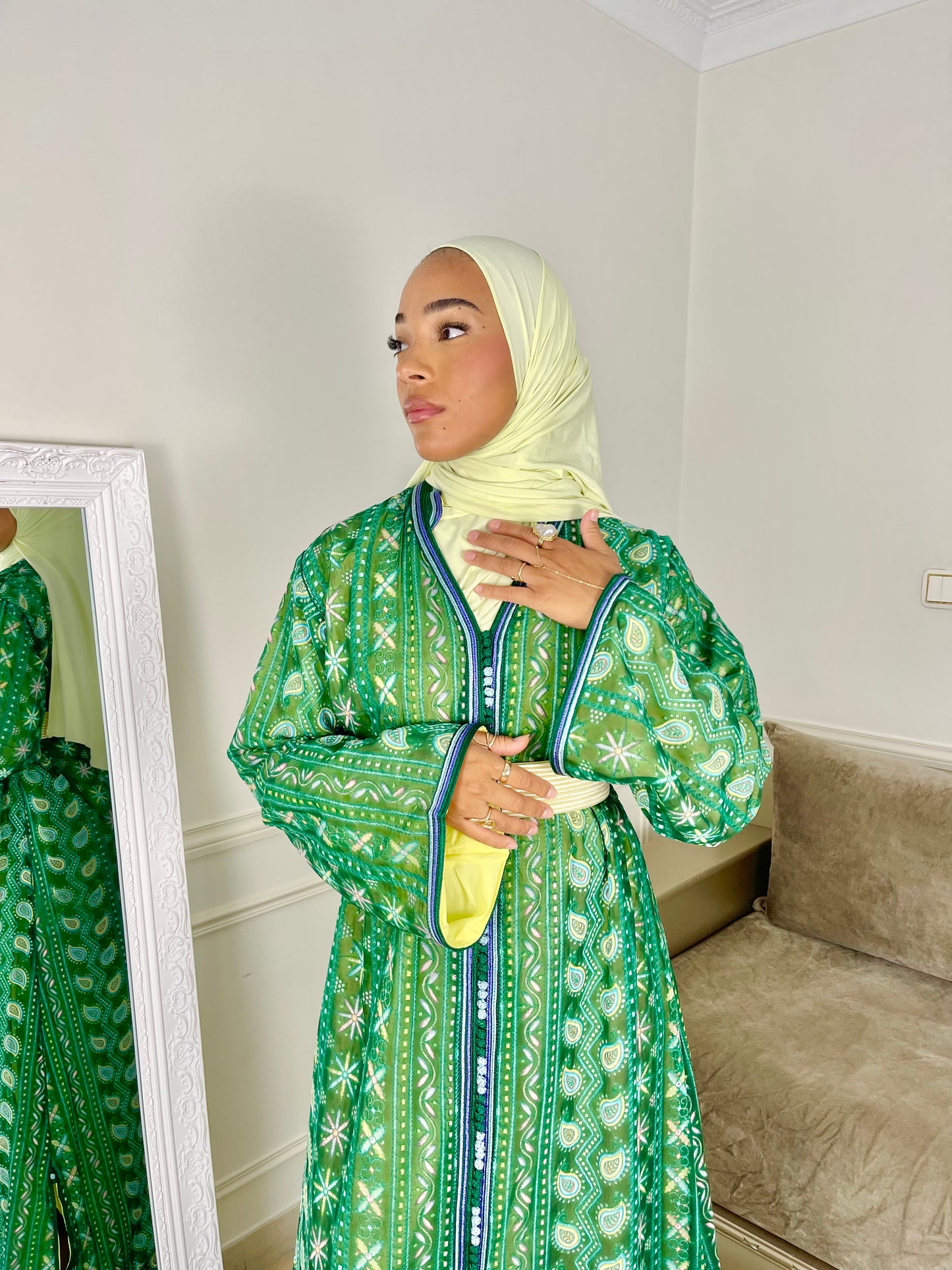 Caftan Sari vert