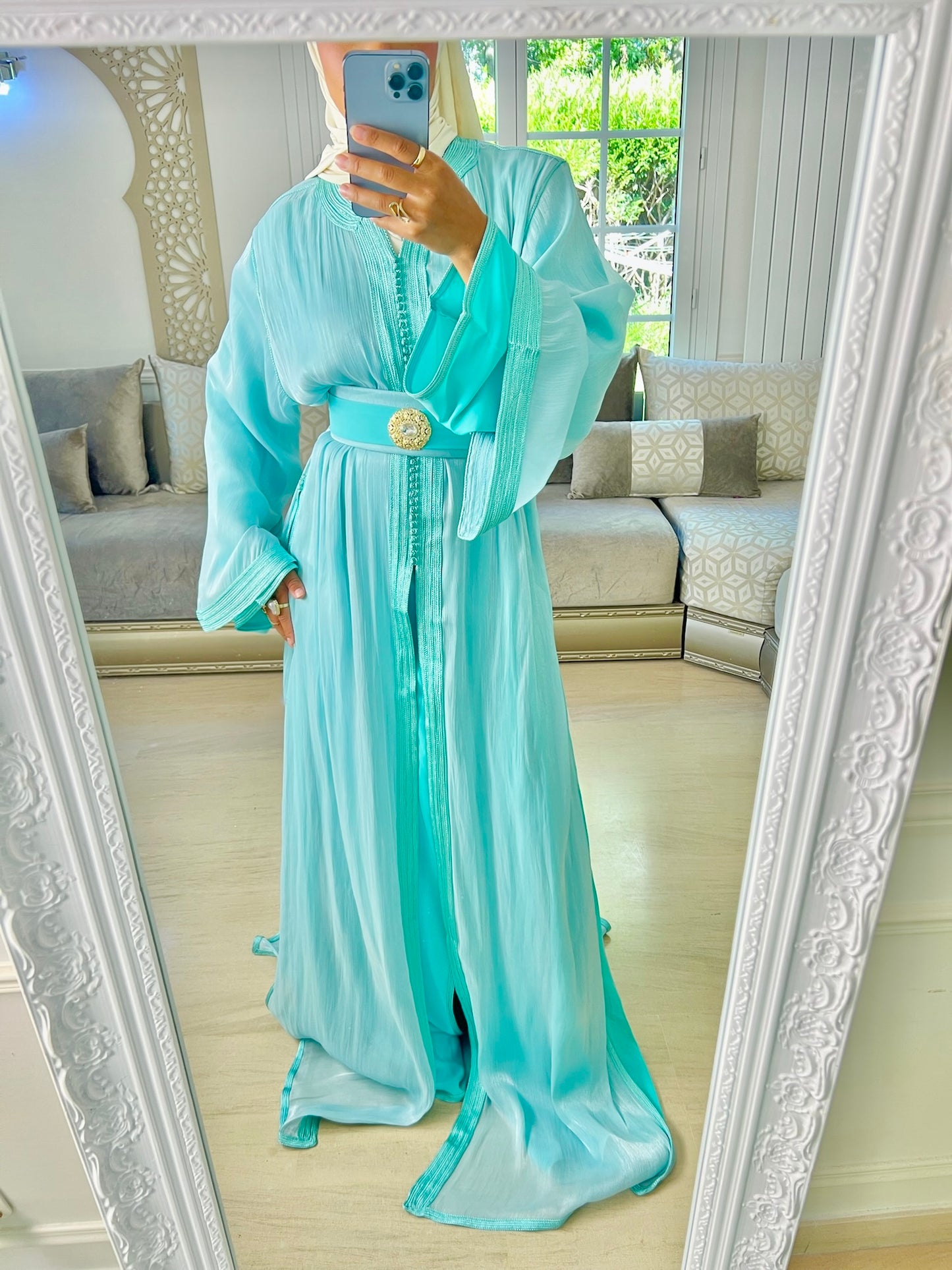 Tekcheta Organza bleu