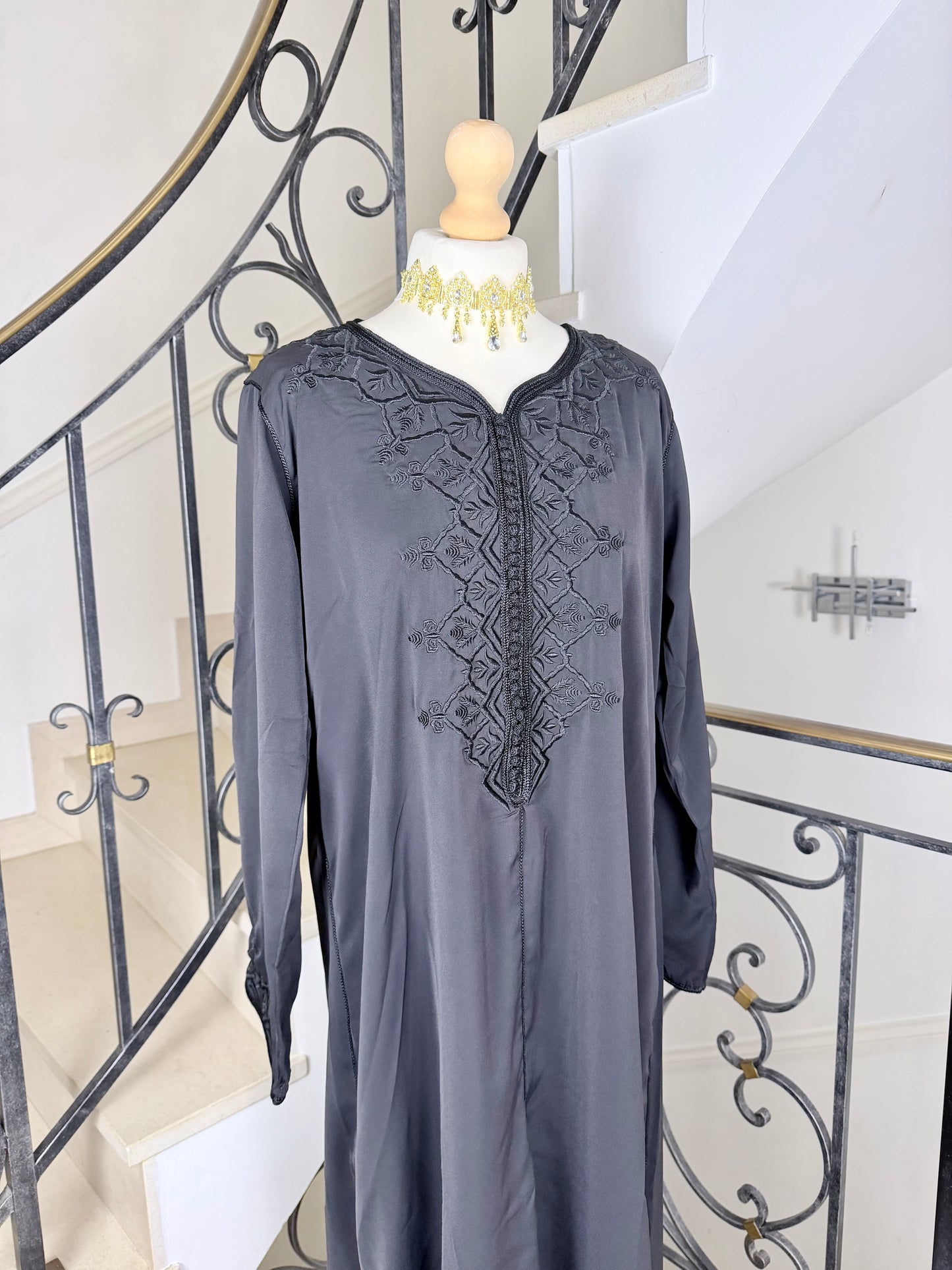 Gandoura Safia noir
