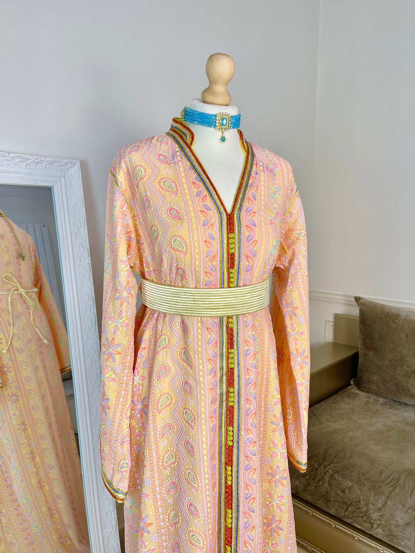 Caftan Sari pastel