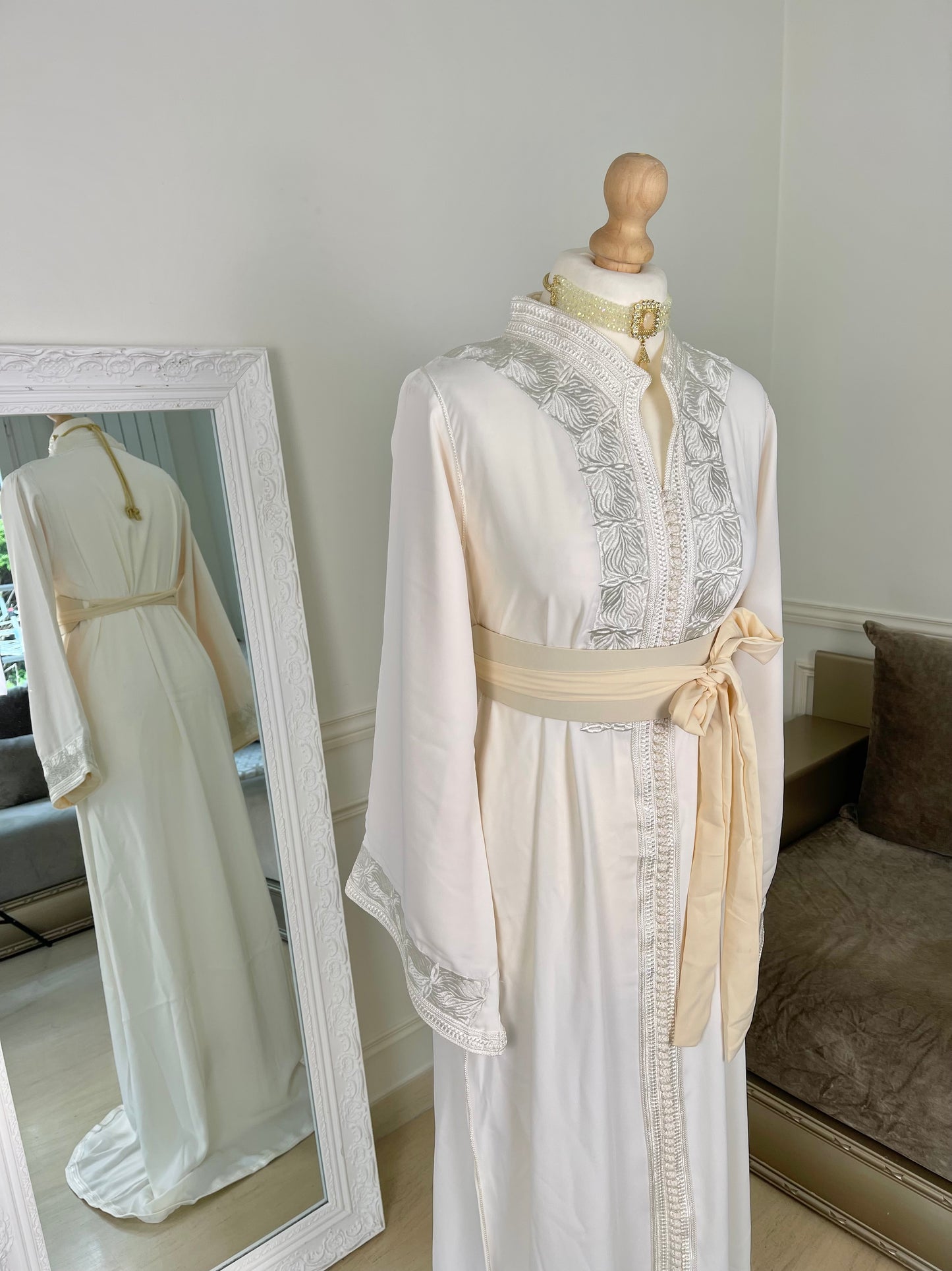 Caftan Wiam blanc