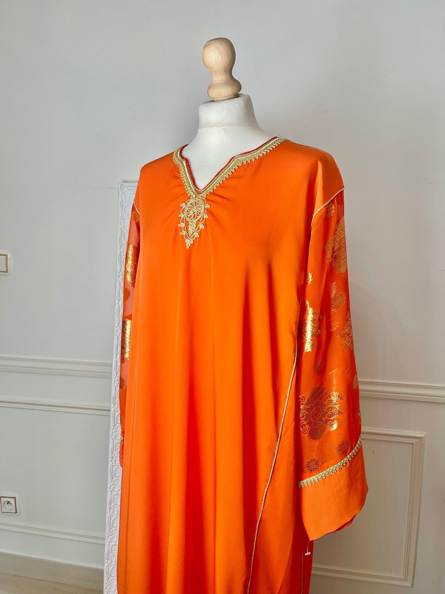 Gandoura Halima orange