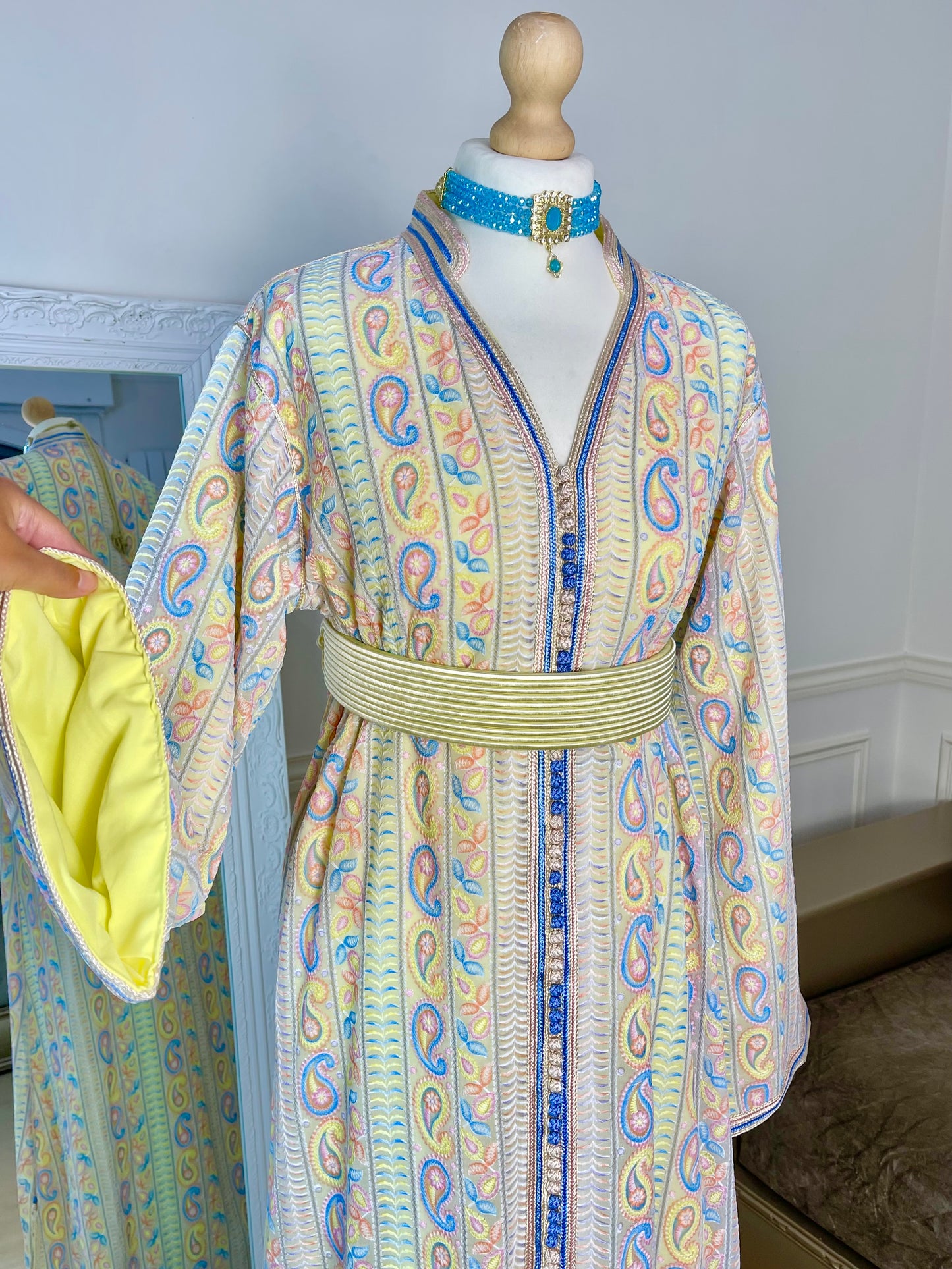 Caftan Sari pastel