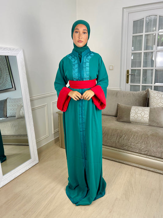 Caftan Wiam vert