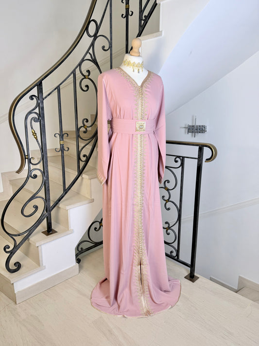 Caftan Hana rose