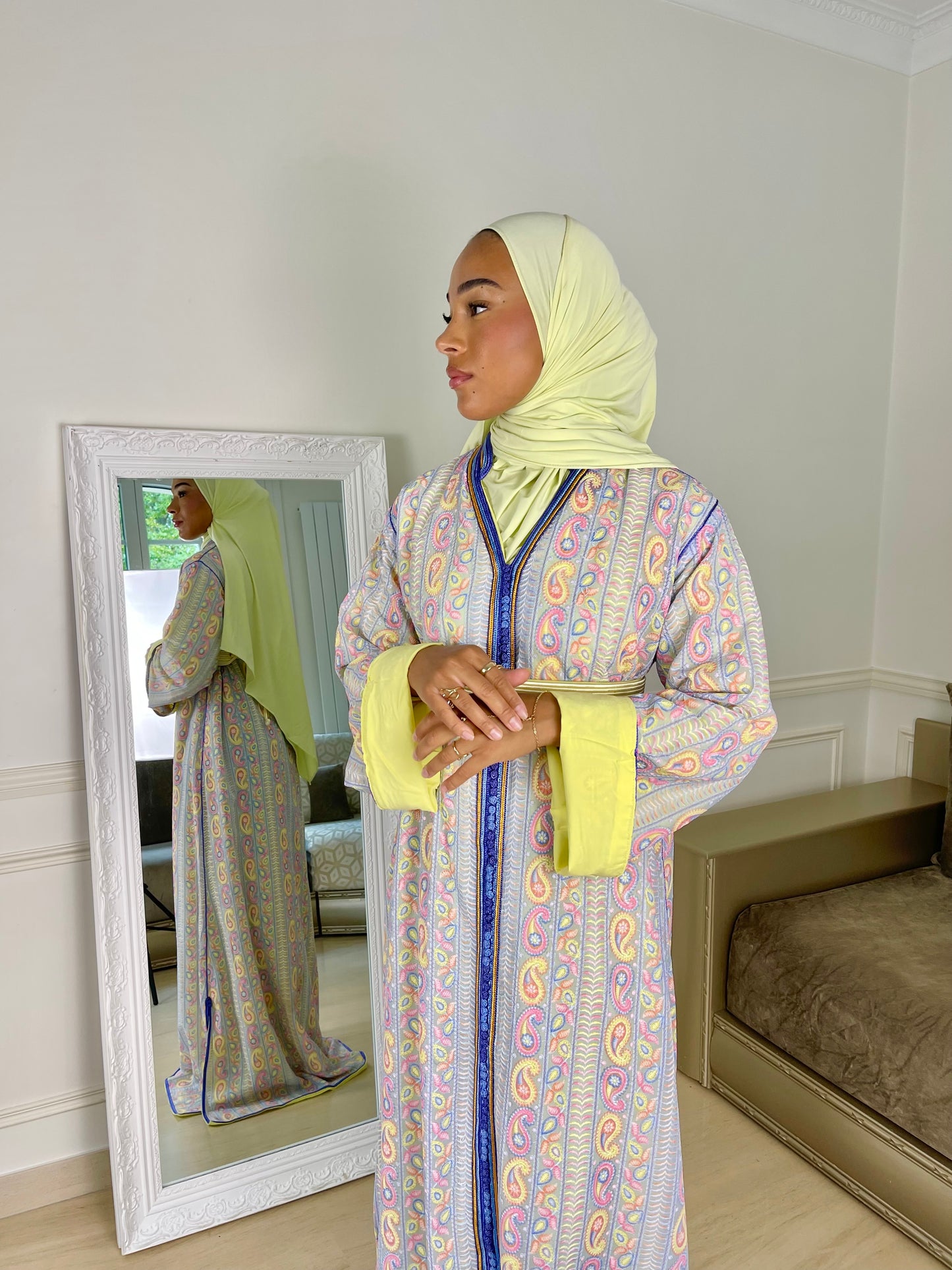 Caftan Sari pastel