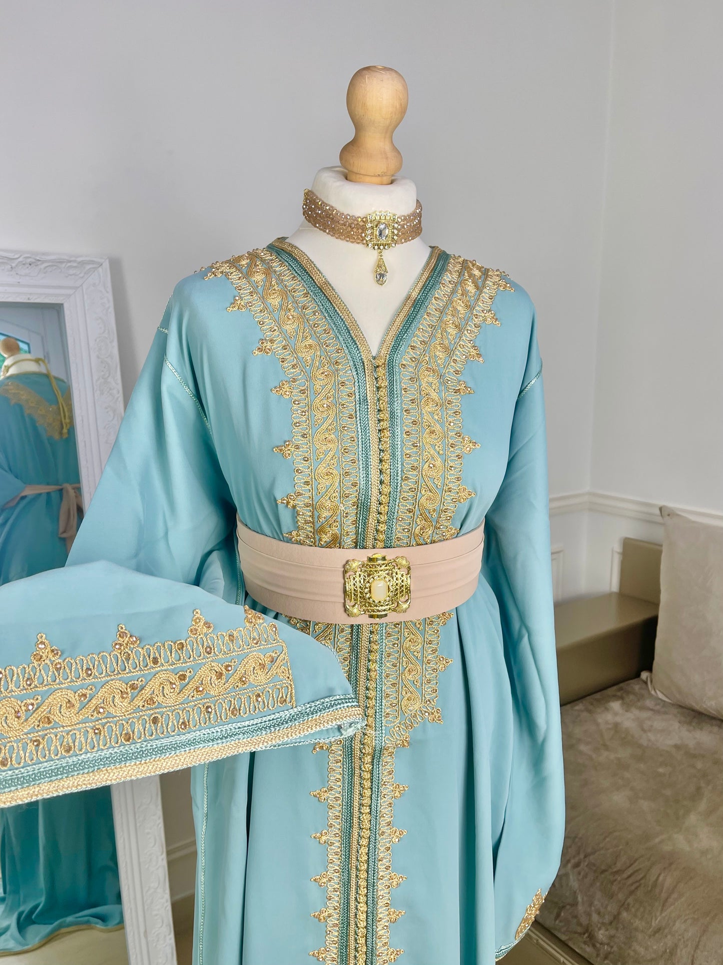 Caftan Wydad vert eau