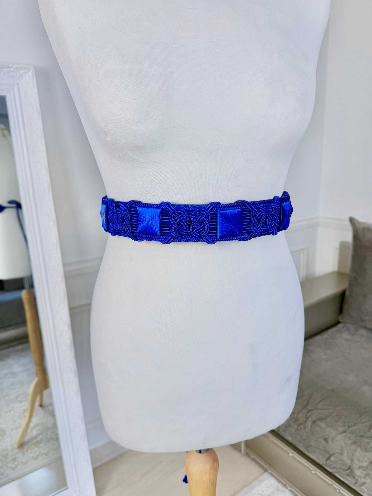 Ceinture bleu roi