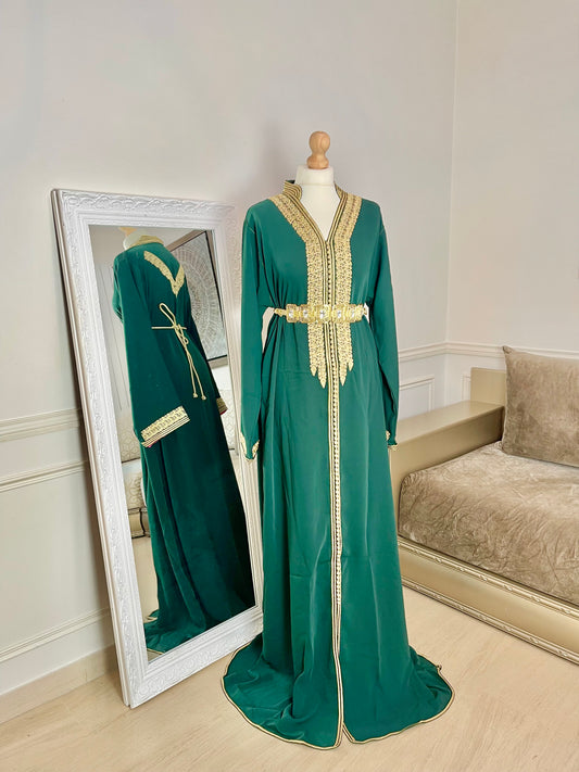 Caftan Eman vert