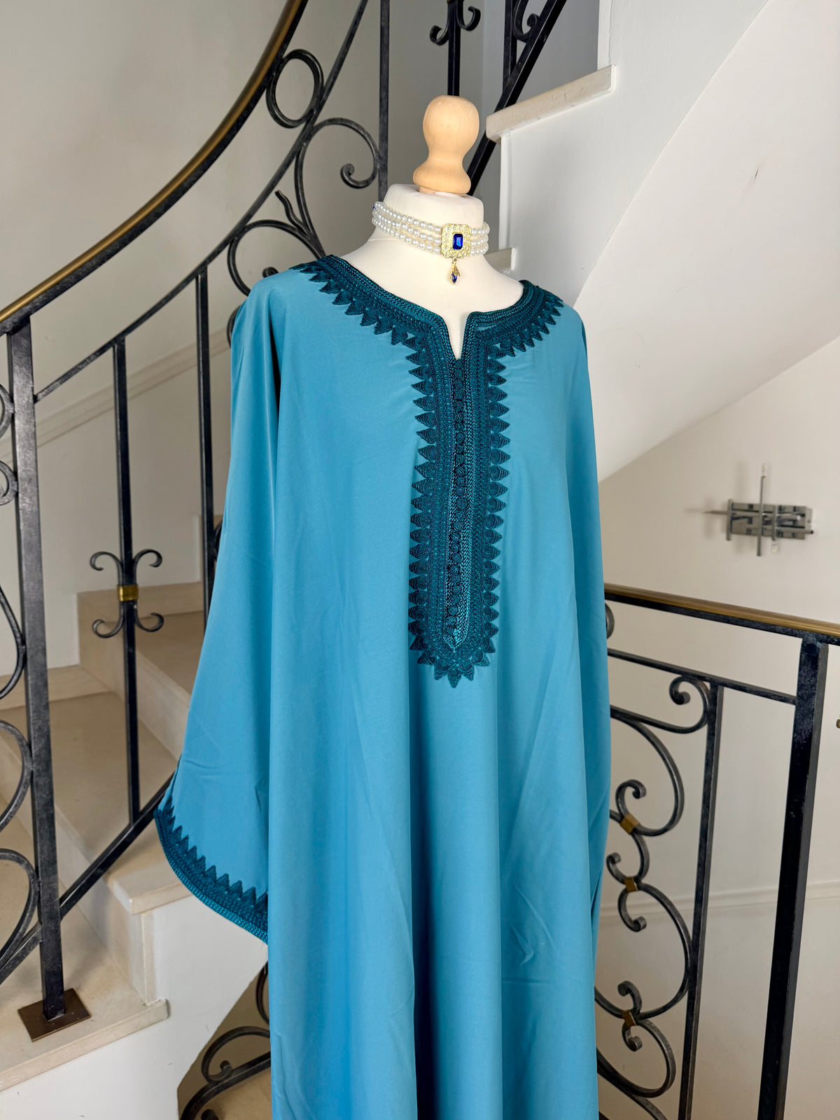 Gandoura Lina bleu