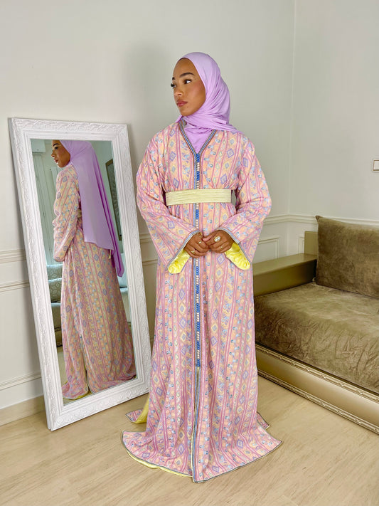 Caftan Sari pastel