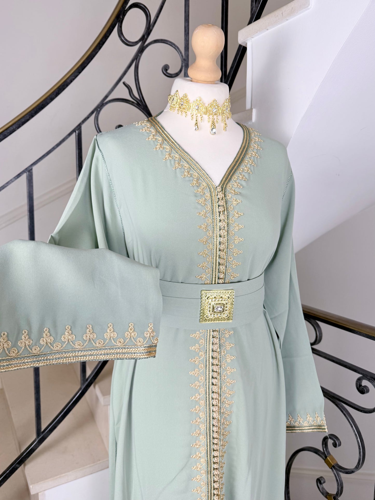 Caftan Hana vert