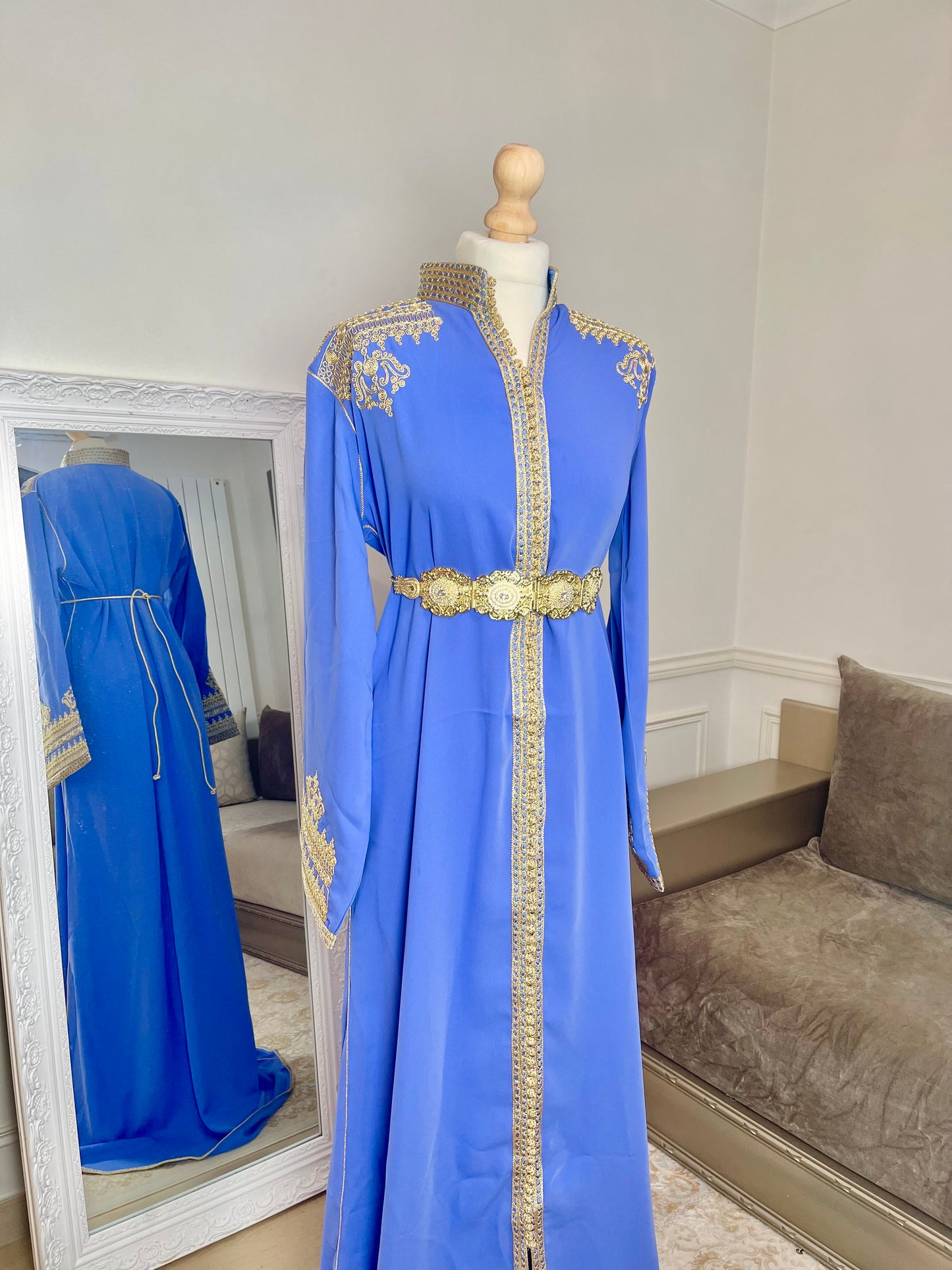 Caftan Inès bleu